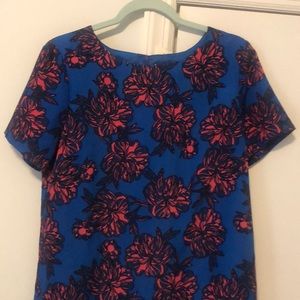 J Crew shift floral dress with tags on.